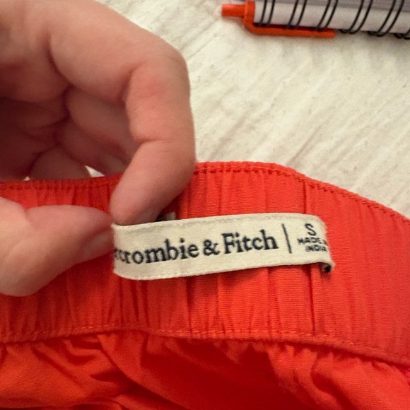 Abercrombie & Fitch red orange Maxi Skirt - Picture 3 of 3
